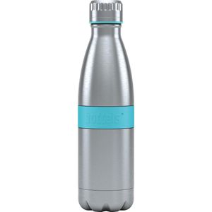 Boddels TWEE Thermosfles drinkfles - 0,5 liter - RVS/Turquoise
