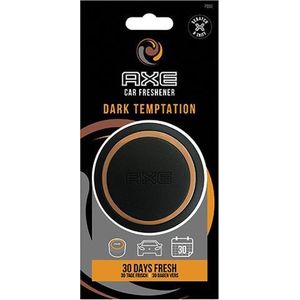 AXE - Autoluchtverfrisser - Dark Temptation ""| auto luchtverfrisser - luchtverfrisser - axe - Geur black - Auto luchtverfrisser - | Zorgt voor een frisse geur in iedere auto | Auto verfrisser - Trendy design - Auto Luchtje - Geurverfrisser.