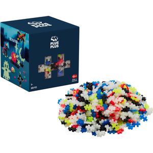Plus-Plus Glow in the dark 600 delige bouwset - 3974 - Bouwspeelgoed - Constructiespeelgoed - Set met bouwstenen - Vanaf 5 jaar