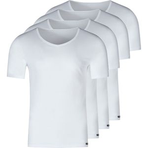 Skiny Heren onder t-shirts 4 pack Basis