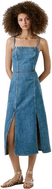 Pepe Jeans - Elodie - Denim Jurk - Mouwloos