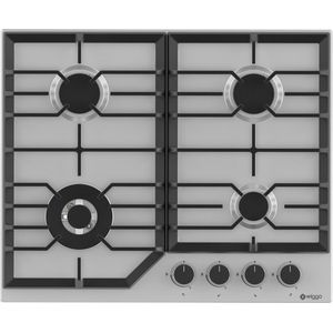 Wiggo WH-G634RL(X) Serie W Inbouw gaskookplaat met Wok 60cm