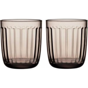 Iittala Raami Tumbler Glazen set – Gekleurde Waterglazen – Linnen - 26cl – set van 2