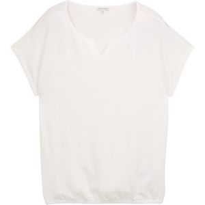 TOM TAILOR - 10315 - T-shirt - Whisper White - Dames - Grote Maten