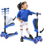 Hurtle - ScootKid - Kinderstep - Multi-Color - 3-wiel - Opvouwbaar - Verstelbare Hoogte