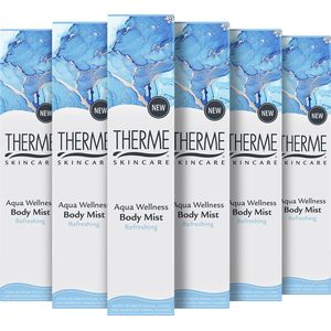 6x Therme Body Mist Aqua Wellness 60 ml