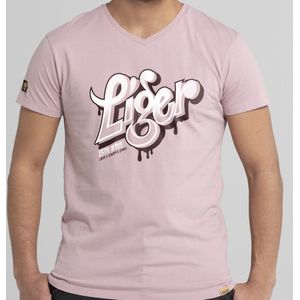 LIGER - Limited Edition van 360 stuks - Zender & Chaos - LIGER typografie - T-Shirt - Maat XXL