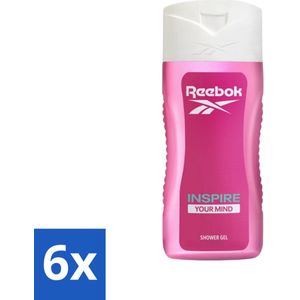 Reebok - Inspire Your Mind - Douchegel - 400 ml - Voordeelverpakking - 6 stuks