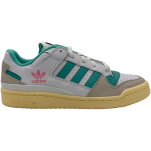 Adidas - Forum Loq Cl - Sneakers - Mannen - Wit/Groen/Groen - Maat 44 2/3