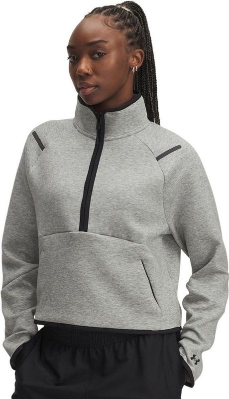 Under Armour - Unstoppable Fleece Half-Zip - Sweatshirt - Grijs