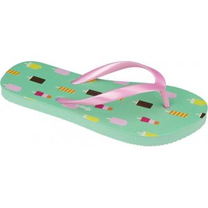 Waimea Teenslippers - Waikiki Beach - Mint/Roze 34