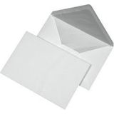 Mailmedia envelop, zijden voering, C5 wit