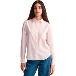 GANT - Casual Overhemd - Roze - Katoen - Lange Mouwen