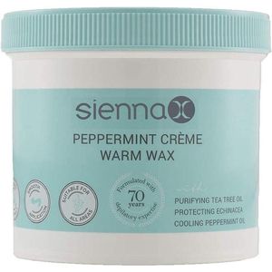 Sienna-x Ontharingswax Warm Peppermint Crème 450 G Vegan Blauw