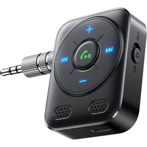 Bluetooth Receiver Aux - Ontvanger - Carkit - Zwart