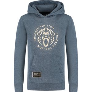 Kids - Hoodie - Heather Blue - Unleash The Lion