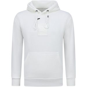 Oversized Hoodie Heren met Capuchon - ICONS Basic- Dik Geweven - 5808 - Wit