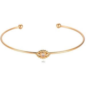 Evil Eye Cuff Armband - 14k echt goud verguld