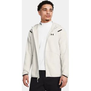 Ua Unstoppable Fleece Fz Hd Eu-Wht Size : XXL