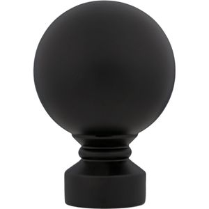 Claire roede eindknop bol – Ø28mm – 2 stuks – zwart