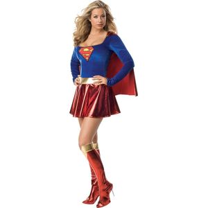 Sexy Supergirl™-kostuum voor dames - Verkleedkleding - XS