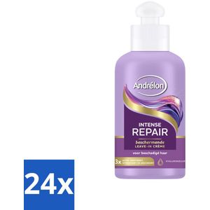 Andrélon – Leave-In Crème – Intense Repair – 200 ml - Voordeelverpakking - 24 stuks