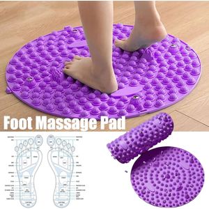 Vingerafdruk Voetmassage Pad – Acupressuur Drukbord voor Voetmassage, Reflexologie, Yoga & Gezondheid – Trainingsaccessoire voor Doorbloeding, Ontspanning en Pijnverlichting