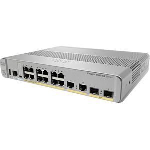 Cisco - WS-C3560CX-12PD-S - Netwerk-switch - Wit - Managed Gigabit Ethernet - Power over Ethernet