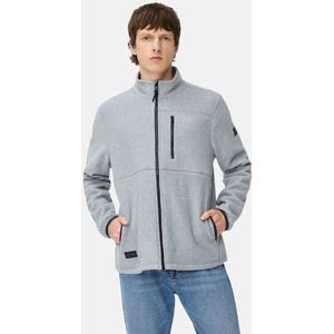 camel active - Fleecejack - Steengrijs - Met Borstzak