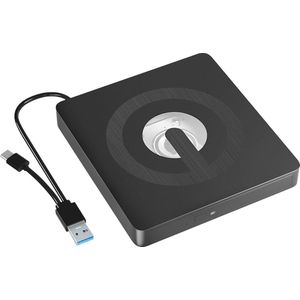 Externe USB 3.0 dvd-brander - Externe dvd-drive voor laptop/desktop pc/Mac/Linux OS