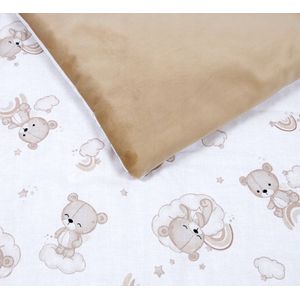 BabyLux Velvet Katoenen Baby Deken 100x75cm - Zacht & Warm