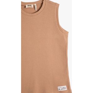 Ronde kraag Mouwloos Tanktop