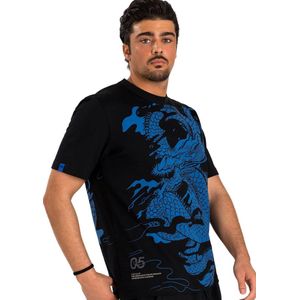 Venum Dragon's Flight T-shirt Katoen Midnight Blue maat M