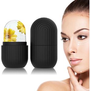 Gekoelde Gezichtsmassageroller | Verbetert gezichtscontouren | Anti-aging & rimpelvermindering | Donkere kringen | Hypoallergeen & Natuurlijk