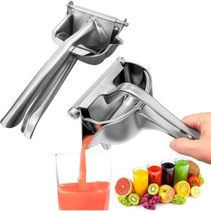 TheLau ® Geavanceerde Handmatige Sapcentrifuge voor Citrusvruchten met Roestvrij Stalen Constructie en Efficiënte Filtratie