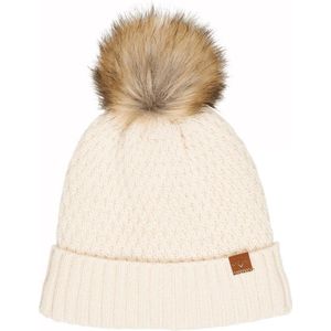 Callaway Ladies Pom Pom Beanie - Creme