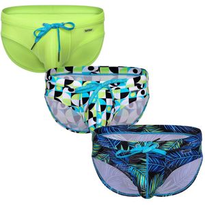 SUKREW Torrent Swim Brief Multipack 1x Lime + 1x Retro Lime + 1x Tropical Lime