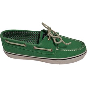 SPERRY BOOTSHOE-CANVAS-GREEN-SIZE 39