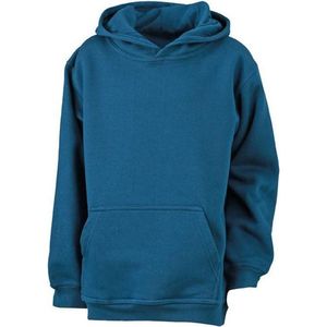 James and Nicholson Kinderen/Kinderkapjes Sweatshirt (Benzineblauw)