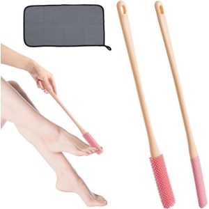 Selbro ® Innovatieve Voetverzorgingsset met Lange Steel en Handige Ophanghaken voor Badkamercomfort