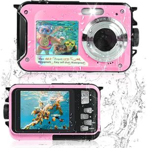 Waterdichte Onderwatercamera voor Snorkelen en Duiken - 48 MP Foto's en 1080p Video's met 32G Geheugenkaart