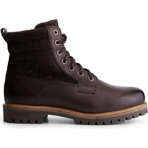 Travelin' Visnes - Heren lace-up boots - Leren veterschoenen - Donkerbruin