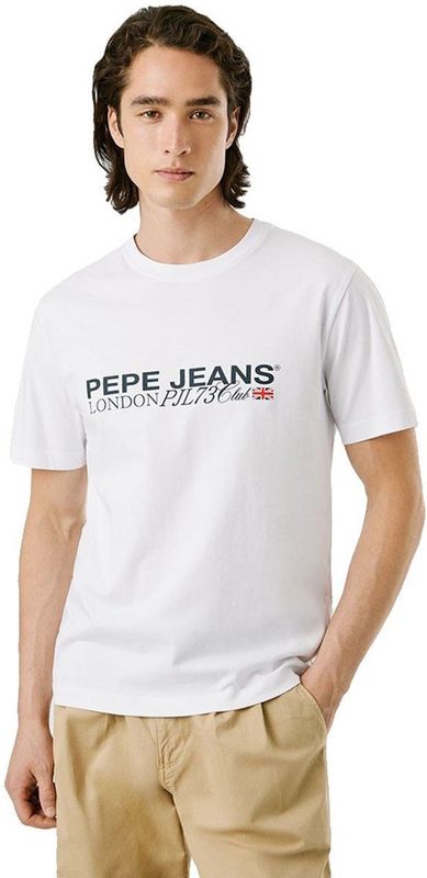 Pepe Jeans - PM5010104 - T-shirt - Rood - Katoen - Korte Mouwen