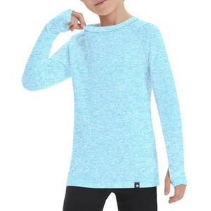 Thermo shirt jongens en meisjes met lange mouwen en duimgat - Sport T-shirt voor kinderen