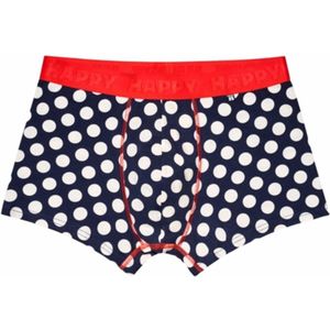Happy Socks - 1-Pack Navy Big Dot Short Boxer - Blauw - Boxershort