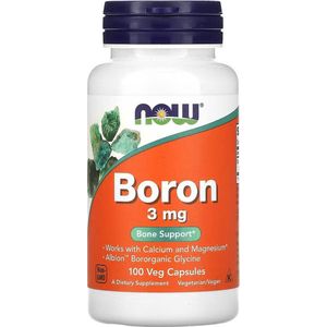 Now Foods - Boron - Multivitaminen - 100 Caps