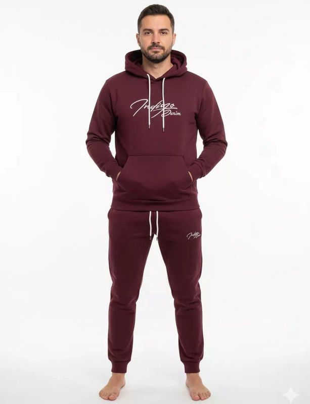 Indigo Denim - Joggingpak Heren - Bordeaux