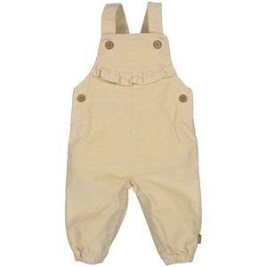 BESS Salopette Ruffles Babycord Off white