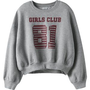 NAME IT KIDS sweater grijs melange
