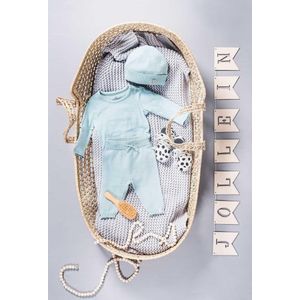 Jollein Broekje 50/56 Pretty knit stone green